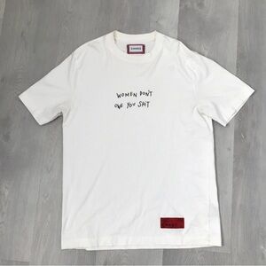 CHNGE ADULT WHITE SHIRT SHORT SLEEVES CREW WOMENS DONT OWE MEN XL